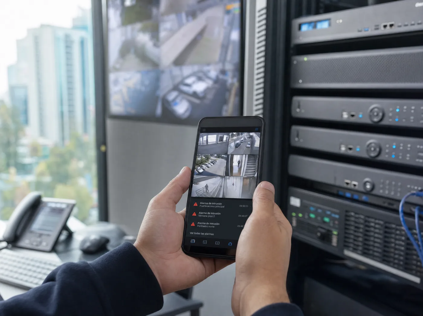 Acceso remoto a cámaras CCTV desde smartphone