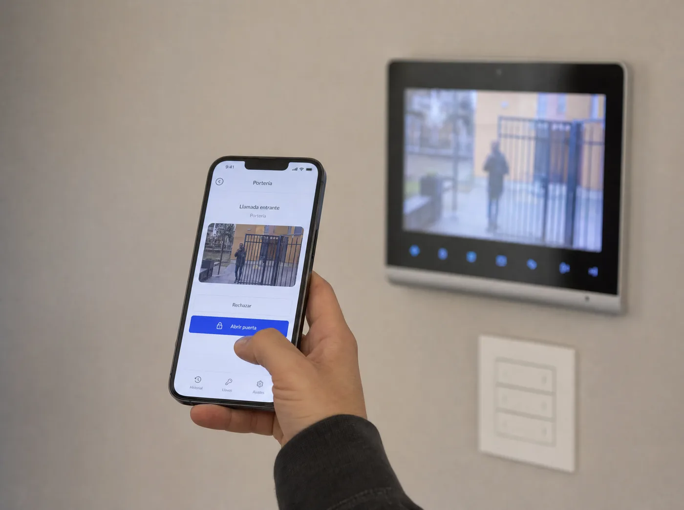 Apertura remota de edificio desde app de citofonía